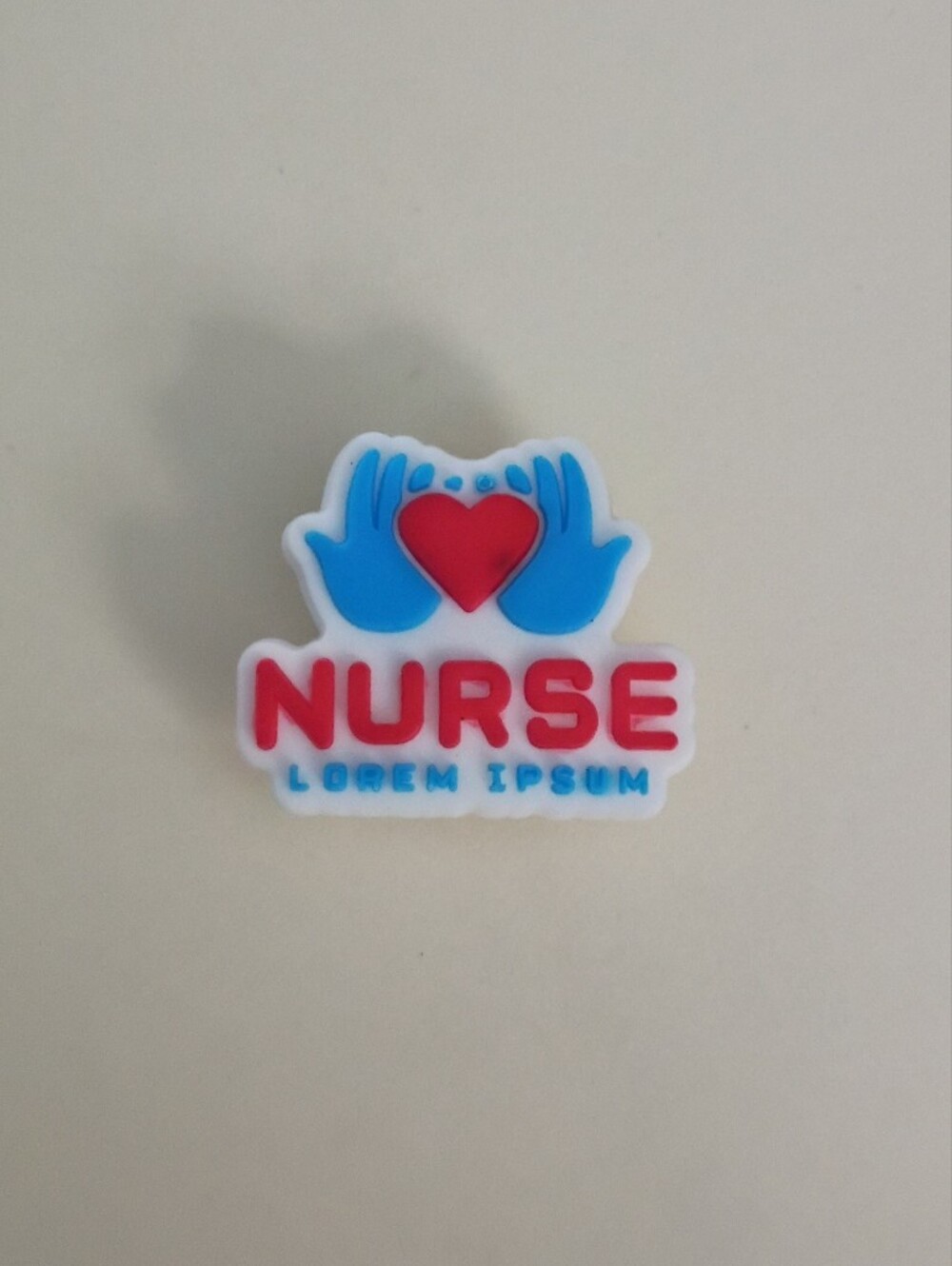 10 for $10 Jibbitz Croc Charms - Medical Nurse Healing Hands Heart Lorem Ipsum